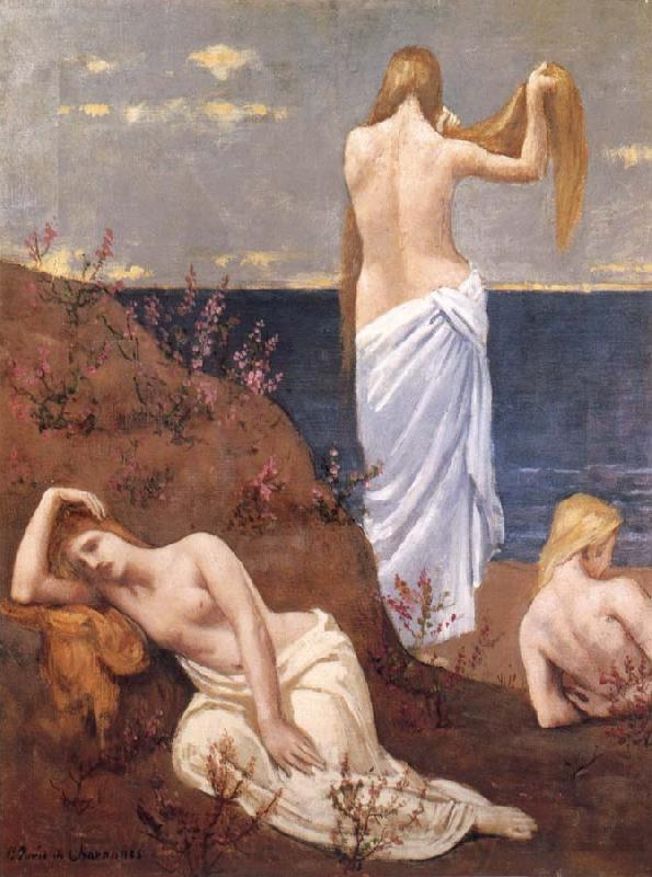 Pierre Puvis de Chavannes Young Girls by the Sea